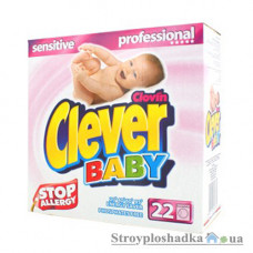 Стиральный порошок для детского белья Clever Baby, автомат, 2.2 кг
