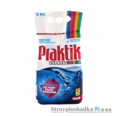 Порошок для прання Clovin Praktik Express Color, для кольорових речей, 3 кг