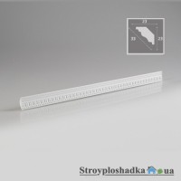 Инжекционный потолочный плинтус Формат 12008, узкий, 1.3 м, белый