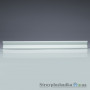 Стельовий плінтус ламінований Формат 204, 2 м, білий, 4шт./уп., шт.