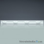 Стельовий плінтус інжекційний Формат 204524, вузький, 2 м, білий
