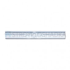 Потолочный плинтус инжекционный Sorex 1018, узкий, с ровным краем, 2 м, белый