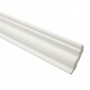 Потолочный плинтус Viva Style VB45, узкий, белый, 2 м