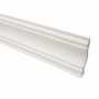 Потолочный плинтус Viva Style VF75, средний, белый, 2 м