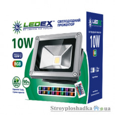 Светодиодный прожектор Ledex RGB, 10 Вт, IP65 (12722)