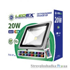Светодиодный прожектор Ledex RGB, 20 Вт, IP65 (12723)