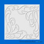 Экструзионная потолочная плита Лагом 5402, белая, 4 шт., кв.м.