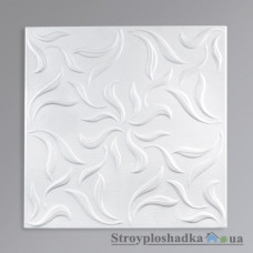Экструзионная потолочная плита Лагом 5802, белая, 4 шт., кв.м.