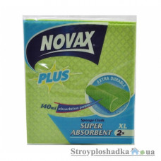 Салфетки для уборки Novax, целлюлозные, 18×20 см, 2 шт