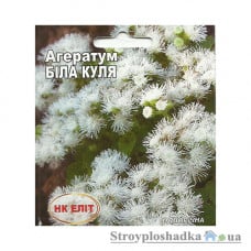 Семена агератума Белый шар НК Элит, 0.1 г