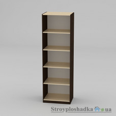 Шкаф книжный Компанит КШ-1, 61.2х44.8х195 см, венге