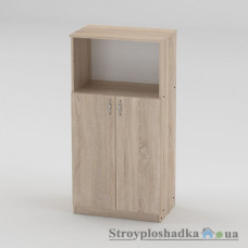 Шкаф книжный Компанит КШ-15, 60.4х37х120 см, дуб сонома