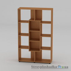 Шкаф книжный Компанит КШ-4, 110х35х179.6 см, ольха