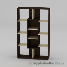 Шкаф книжный Компанит КШ-4, 110х35х179.6 см, венге