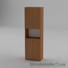 Шкаф книжный Компанит КШ-5, 60х36.6х195 см, бук
