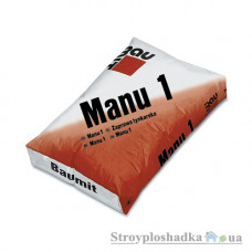 Штукатурка Baumit Manu-1, цементно-известковая, для ручного нанесения, 25 кг