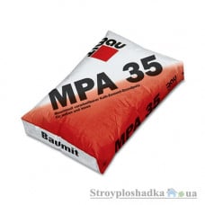 Штукатурка Baumit MPA-35, цементно-известковая, для наружных работ, 25 кг