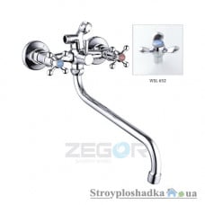 Змішувач для ванни Zegor T61-LML-A652, двовентильний