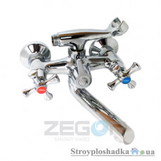 Змішувач для ванни Zegor T63-DML3-A827, двовентильний