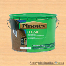 Захисно-декоративний засіб для деревини Pinotex Classic, дуб, 10 л