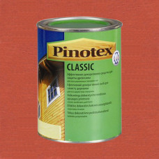 Защитно-декоративное средство для древесины Pinotex Classic, рябина, 1 л