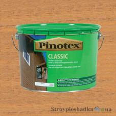 Захисно-декоративний засіб для деревини Pinotex Classic, тикове дерево, 10 л