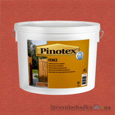 Защитно-декоративное средство для древесины Pinotex Fence, рябина, 10 л