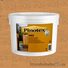 Защитно-декоративное средство для древесины Pinotex Fence, тиковое дерево, 10 л