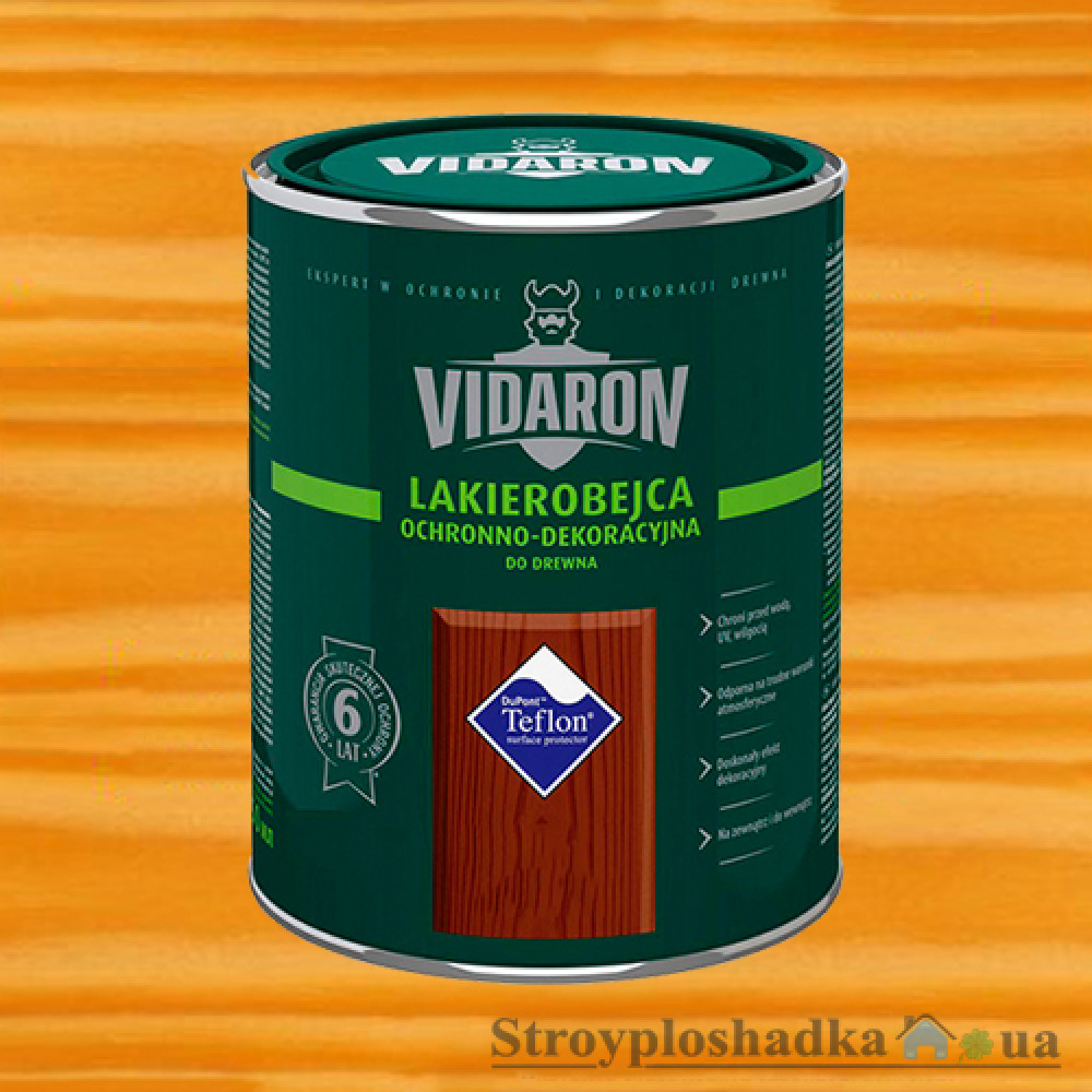 Лакобейц Видарон, лак-морилка для дерева L 03, белая акация, 2.5 л