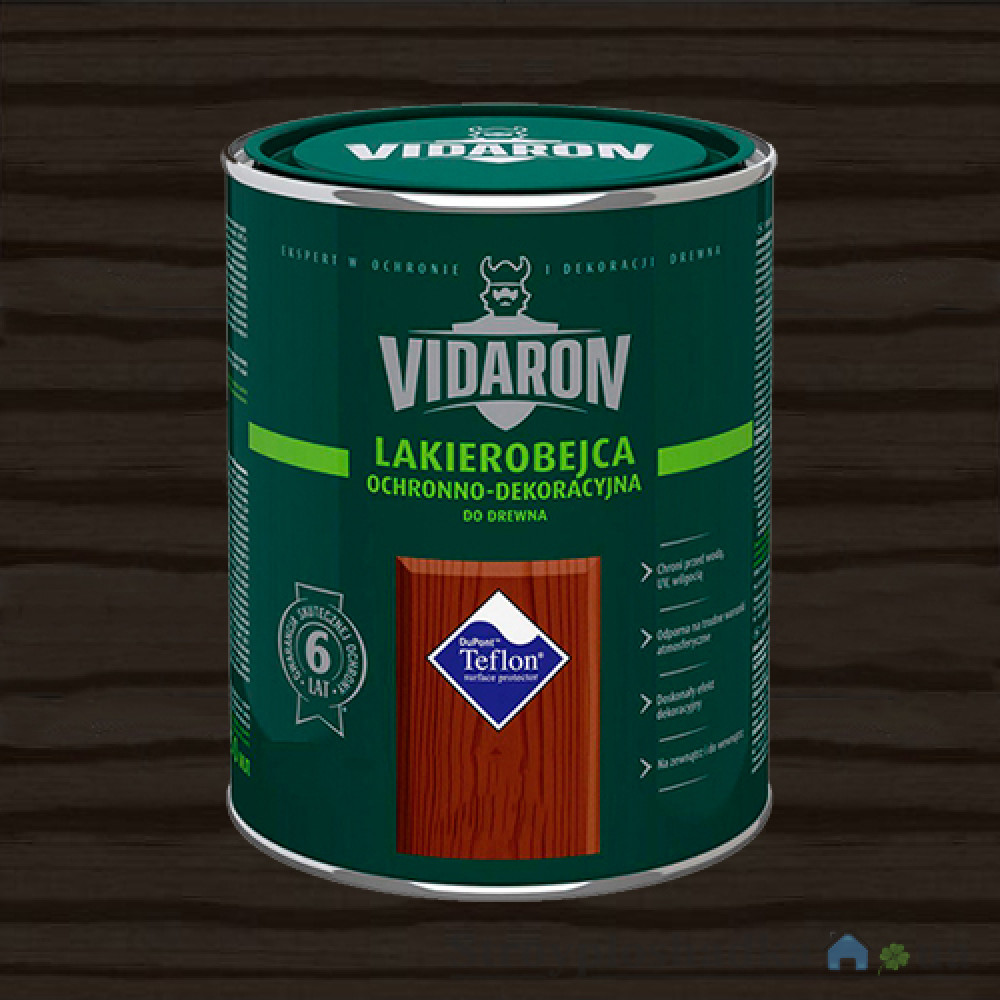 Лакобейц Видарон, лак-морилка для дерева L 11, хебан бразильский, 0.75 л