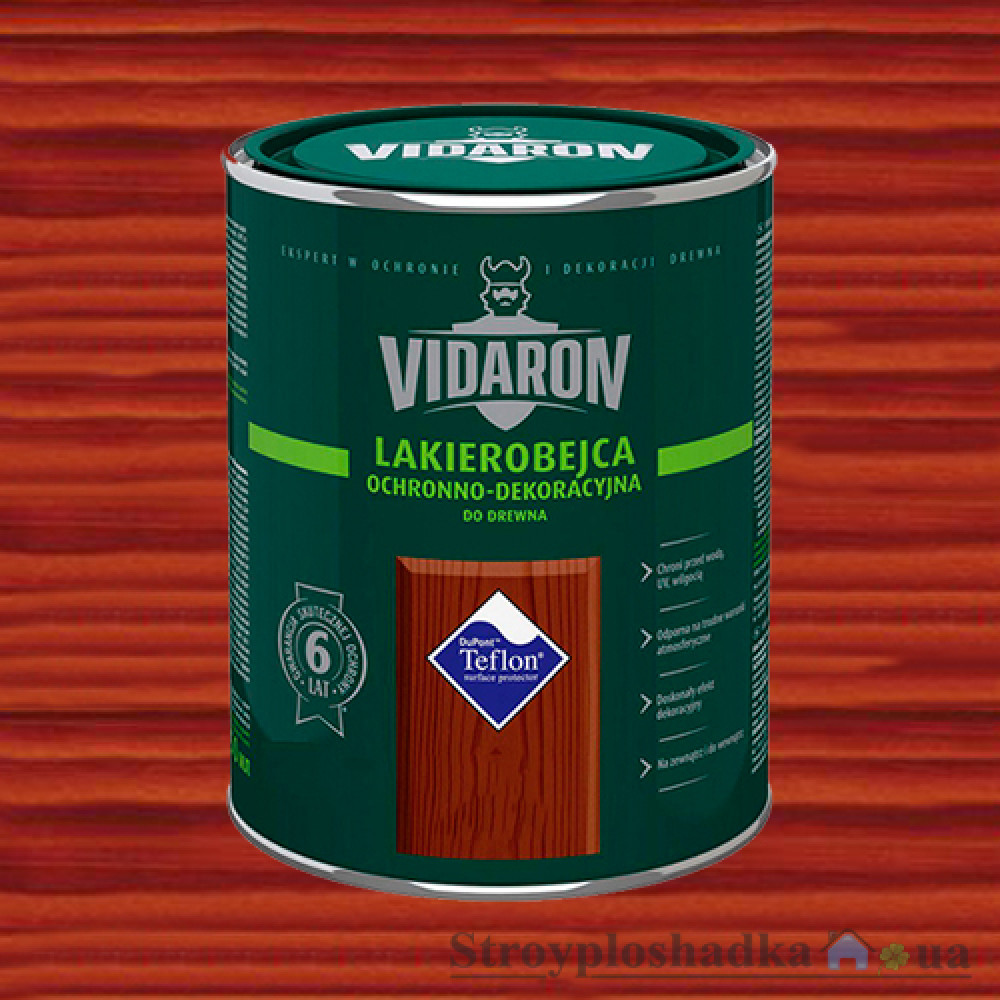 Лакобейц Видарон, лак-морилка для дерева L 14, клен канадский, 2.5 л