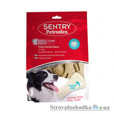 Кісточки з адгезивною зубною пастою Sentry Petrodex Dental Care, для собак