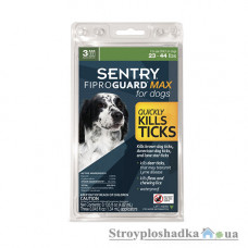 Капли от паразитов Sentry FiproGuard Max, для собак 10-20 кг