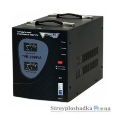 Стабилизатор напряжения Forte TVR-8000VA, релейный, однофазный, 8000 ВxА