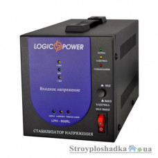 Стабилизатор напряжения Logic Power LPH-800RL, релейный, однофазный, 800 ВxА