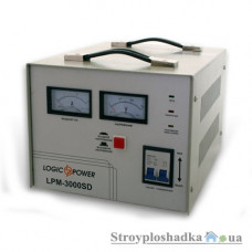 Стабилизатор напряжения Logic Power LPM-3000SD, сервомоторный, 3000 ВxА