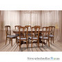 Стіл для вітальні Мікс Меблі Барон, 200(+50)x100x75 см, дерев'яний, горіх