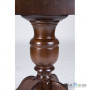 Стіл для вітальні Мікс Меблі Гермес, 89(+38)x89x76 см, дерев'яний, горіх