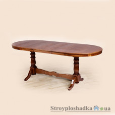 Стол для гостиной Микс Мебель Атаман, 120(+40)х80х75 см, деревянный, орех