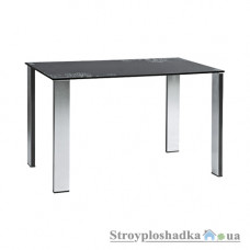 Стол Signal Yoshi A, 120х75х75 см, черный, стеклянный