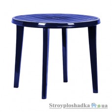 Стол уличный Time Eco Lisa, нераскладной 90х73 см, пластик синий