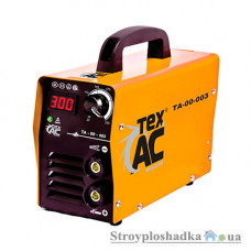Сварочный инвертор TexAC ТА-00-003 (ММА 300), 5.3 кВт, 300А, 20А, IP21S, 5.3 кг, 170В