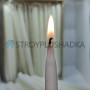 Свечи для помещений, парафинов, 12 мм х 20 см, 40шт