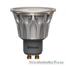 Лампа світлодіодна Delux GU10, 7.5 Вт, 2700 K, 220 В, GU10