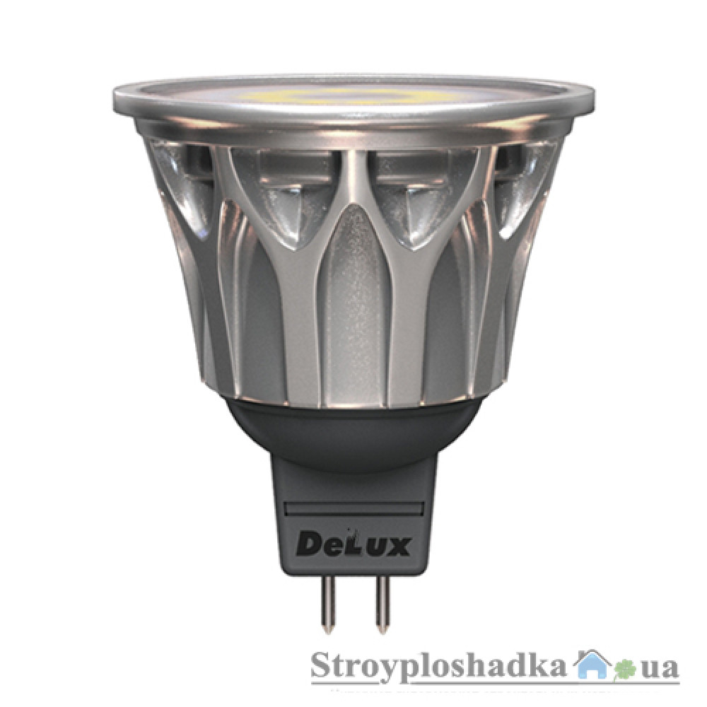 Лампа светодиодная Delux JCDR, 7.5 Вт, 4100 К, 220 В, GU5.3