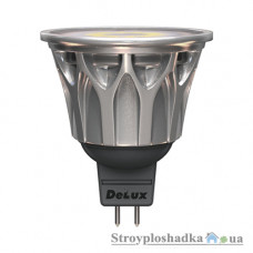 Лампа светодиодная Delux JCDR, 7.5 Вт, 4100 К, 220 В, GU5.3
