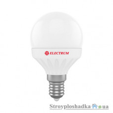Лампа світлодіодна Electrum G45, 6 Вт, 4000 K, 250 В, Е14 (A-LB-0749)