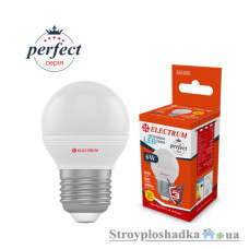 Лампа світлодіодна Electrum, Perfect, D45, LB-32/1, 6W, 3000K, 220V, E27, A-LB-1873