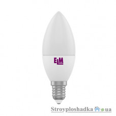 Лампа світлодіодна Elm, C37, 6 Вт, 4000 K, 230 В, Е14 (18-0013)