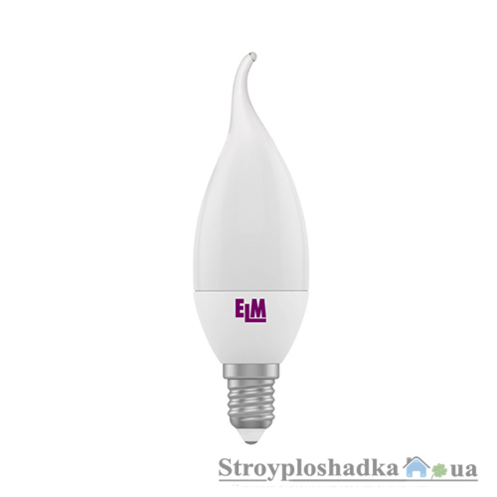 Лампа светодиодная Elm, C37, 4 Вт, 4000 K, 230 В, Е14 (18-0017)